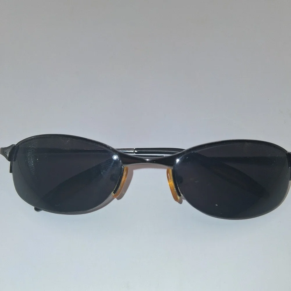 SUNGLASSES MADE IN ITALY 52-18-134 METAL HALF RIM